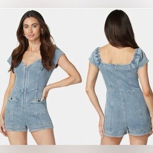 Bebe Denim Jumsuit